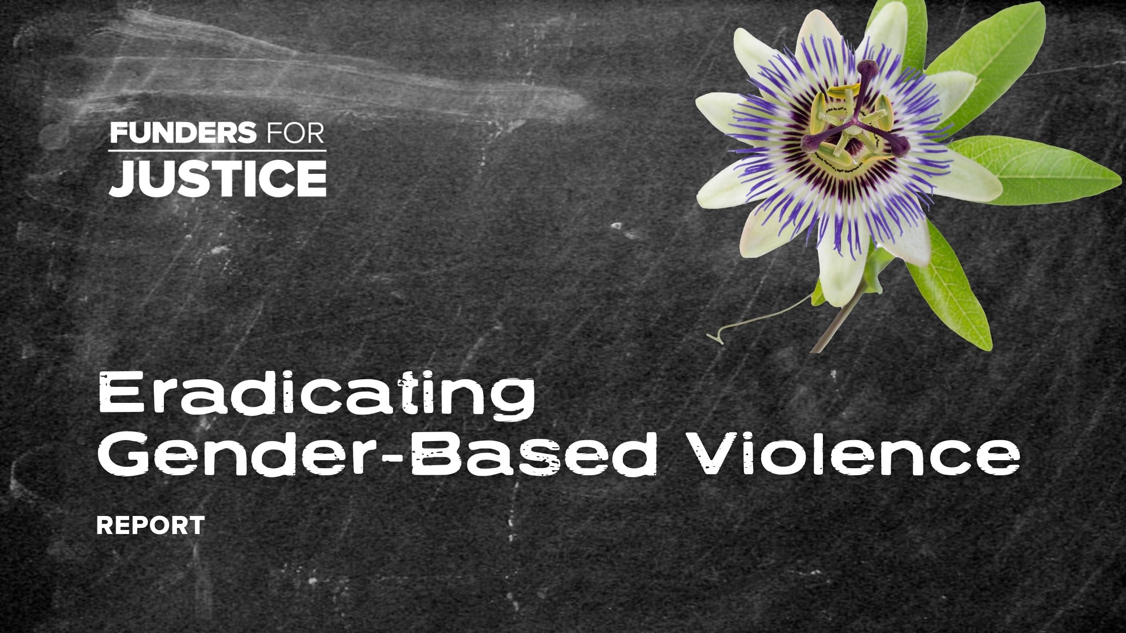 Eradicating Gender-Based Violence Report Banner